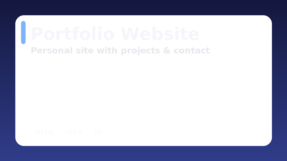 Portfolio Website thumbnail